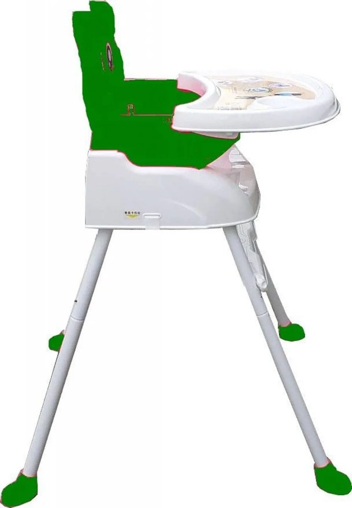 Scaun de masa 3 in 1 pentru copii si bebe NOVOKIDS™ Teddy Bear ,transformabil in scaunel copii, functie inaltator scaun, 2 trepte de inaltime, sezut