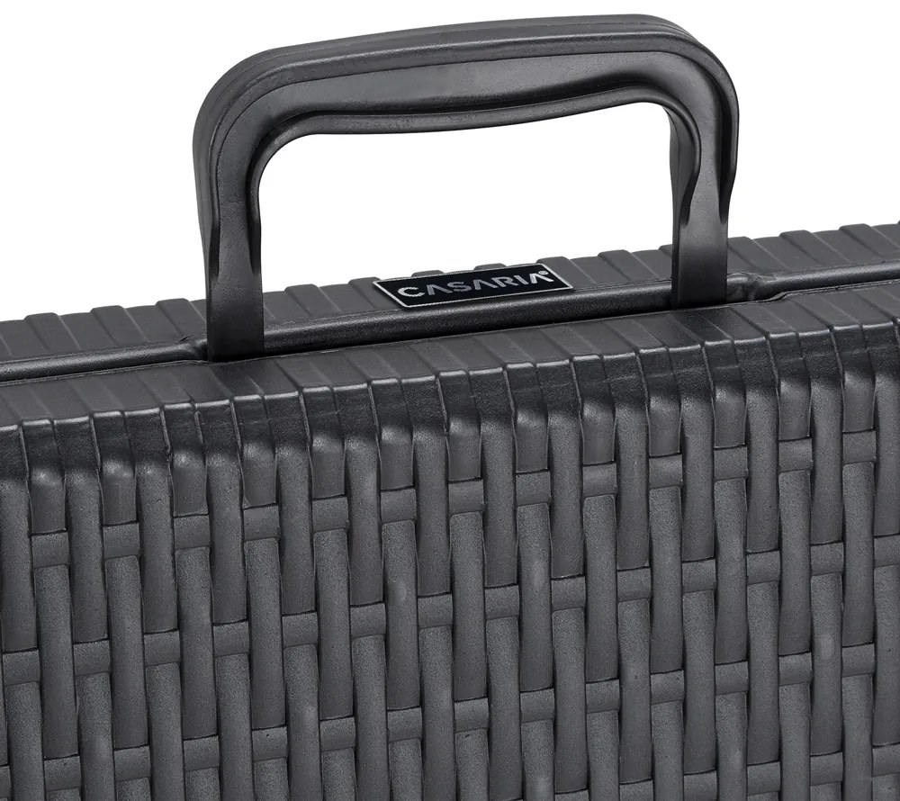 Deuba Masa ratan 180x75x73cm - neagra