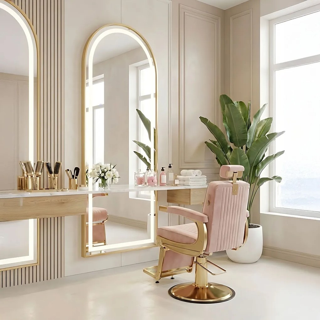 Oglindă LED Orbit 60x170cm Brush Gold