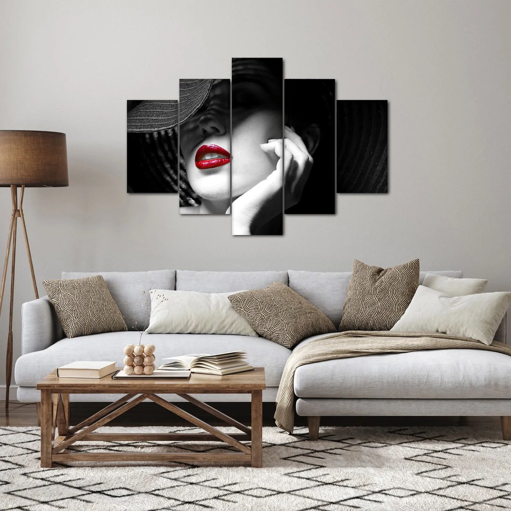 Tablou - Femeie cu pălărie (150x105 cm)