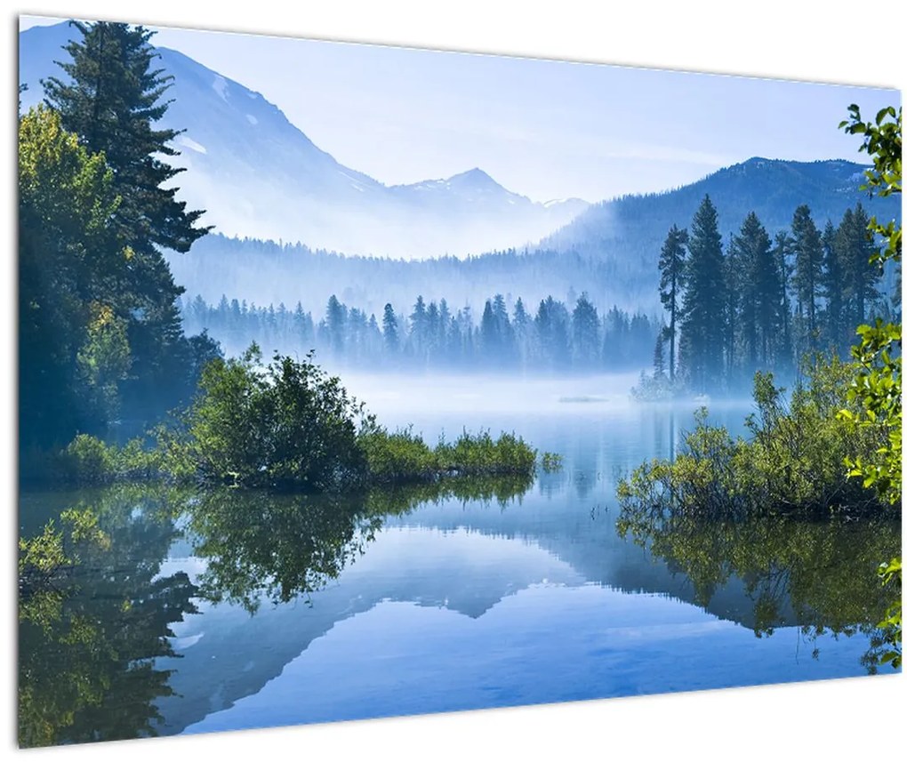 Tablou cu lac montan (90x60 cm)