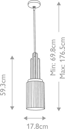 Quintiesse QN-KIMROSE-MP-BNB - Lustră pe tijă KIMROSE 1xE27/60W/230V, aurie