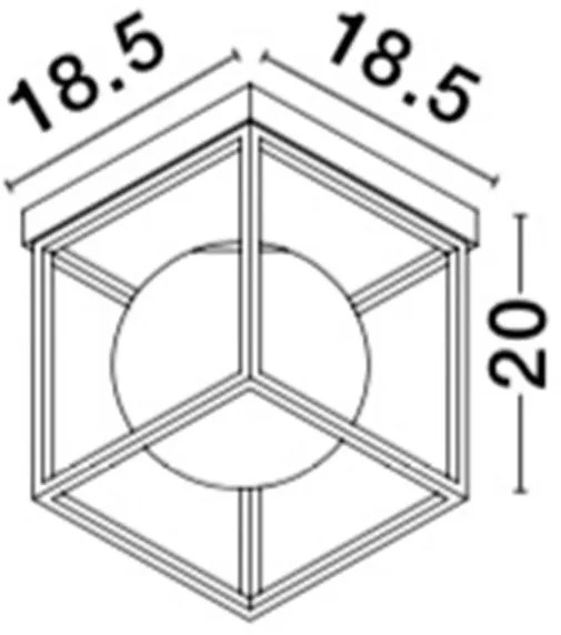 Plafoniera design modern 18,5cm Juliet NVL-9206404