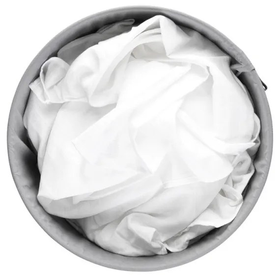 Cos de rufe Brabantia 1004179, 60 L, Capac din plastic, Umplere fara deschidere, Orificii aerisire, Alb