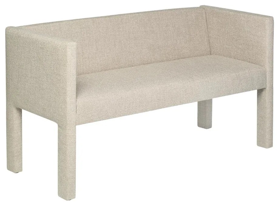 Bancă bej cu tapițerie din stofă bouclé Sitta – Blomus