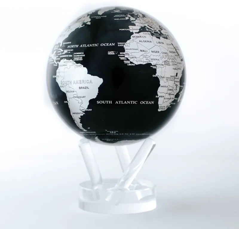 Glob pamantesc solar rotativ Mova Black World XXL
