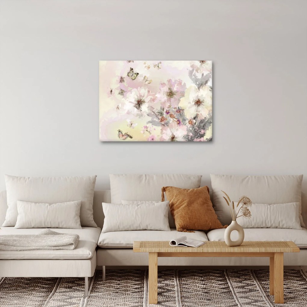 Tablou - Flori,pictură (70x50 cm)
