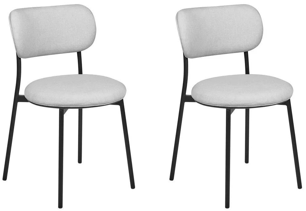 Set 2 buc scaun tip bar Cola (gri). 1078320
