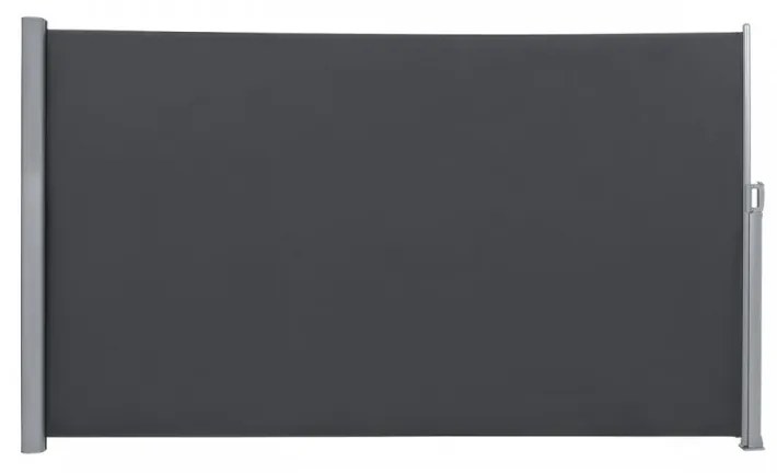 Copertina laterala, 180x400 cm, metal / poliester, antracit, Songmics