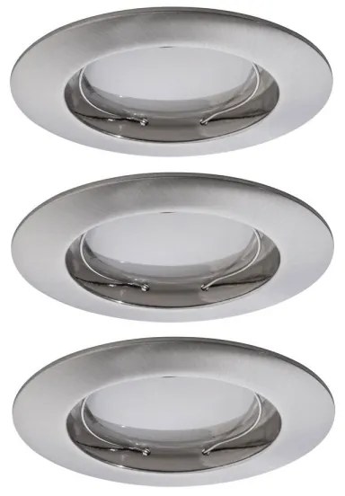 Paulmann 92827 - Set 3x LED 7W dimabil, spoturi încastrate COIN 230V