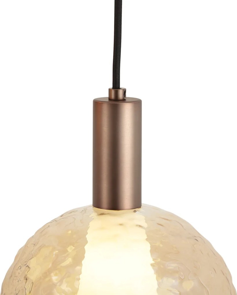 Lampă suspendată de design bronz închis 3 lumini - Ard