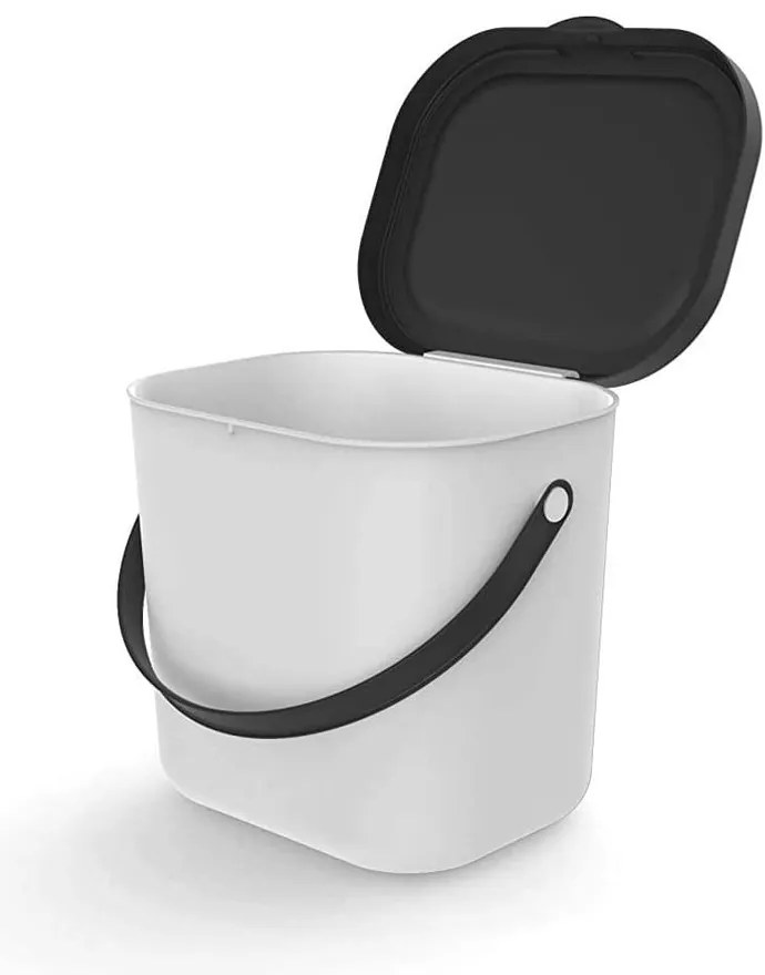 Container alb pentru deșeuri compostabile 6 L Albula - Rotho