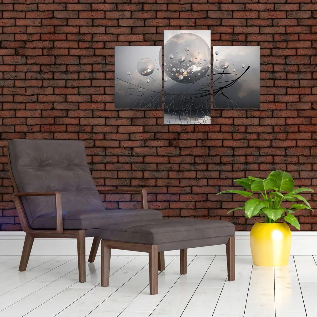 Tabloul bilelor abstracte (90x60 cm)