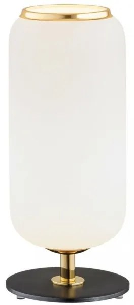 Lampă de masă VALIANO 1xE27/15W/230V neagră/albă/aurie Argon 4994
