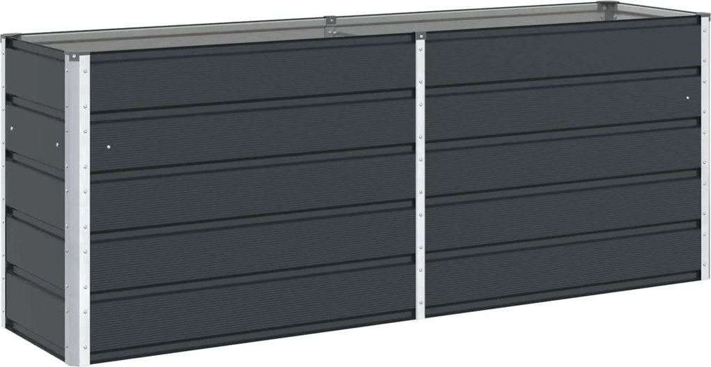 vidaXL Jardinieră Antracit 480 x 50 x 45 cm Oțel Galvanizat