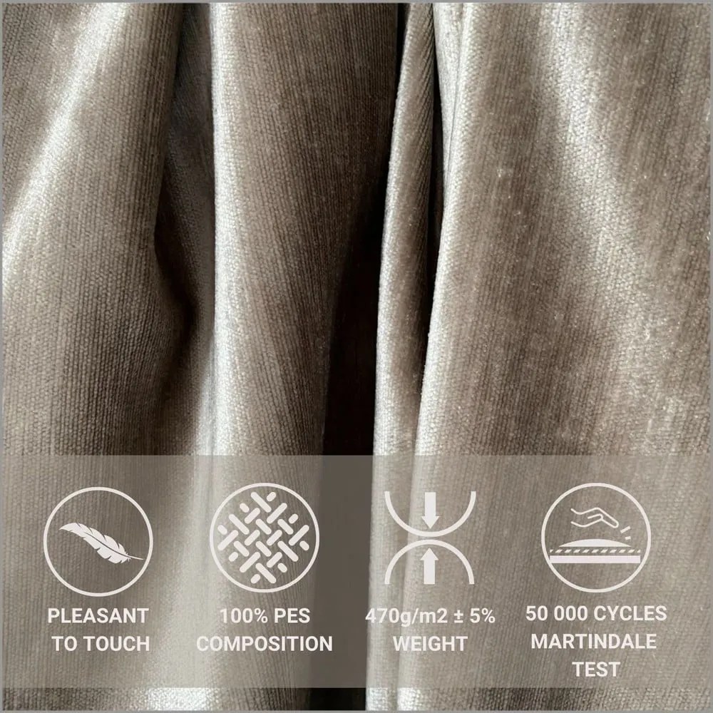 Pat matrimonial bej tapițat cu spațiu de depozitare cu somieră 180x200 cm Etero – Maison de Rêve