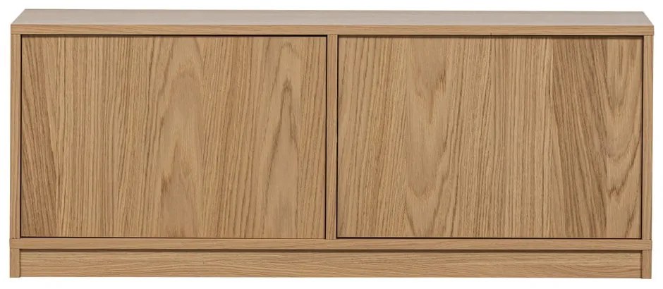 Set TV în culoare naturală cu aspect de lemn de stejar 304x243 cm Modulair – vtwonen