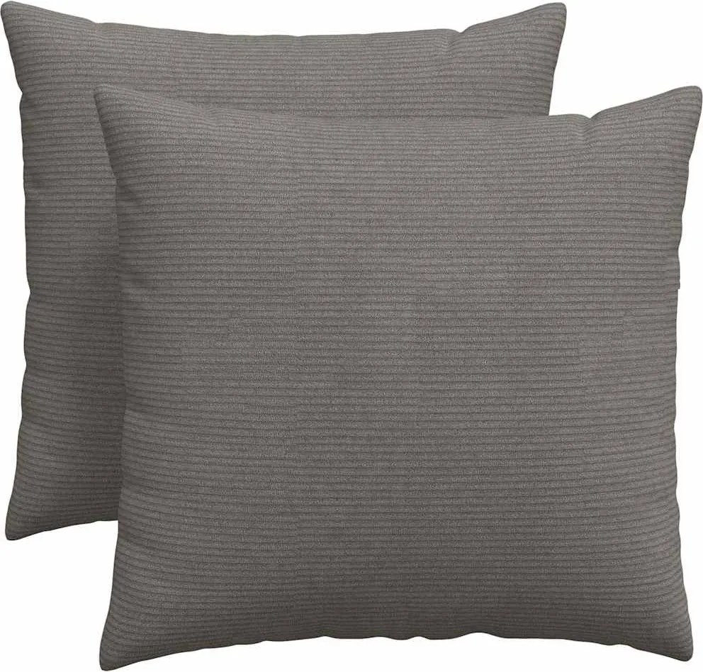 vidaXL Perne pentru canapea 2 pcs Gri deschis 50 x 50 cm