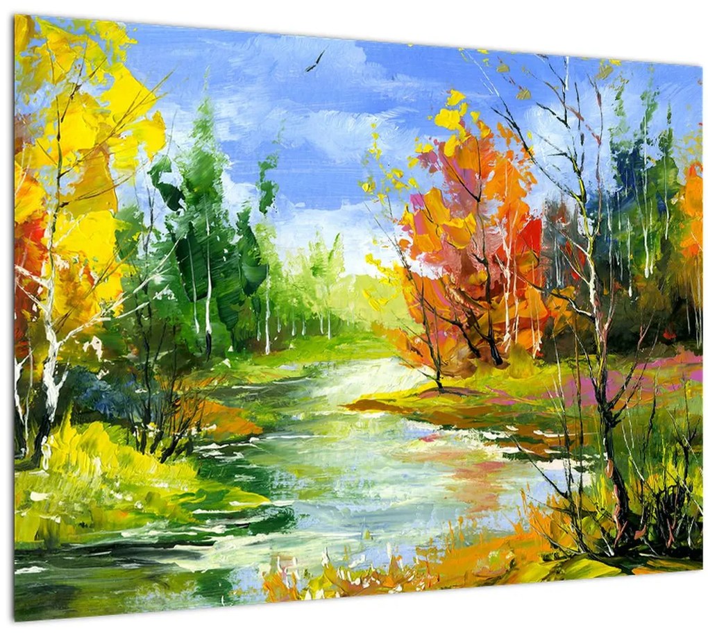 Tablou - Peisaj - pictură (70x50 cm)