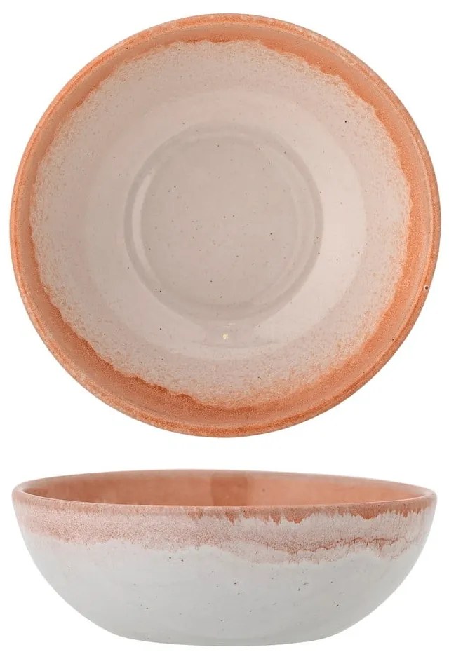 Bol mic portocaliu din gresie 525 ml Paula – Bloomingville