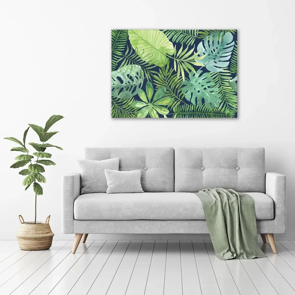 Print pe pânză Frunze tropicale