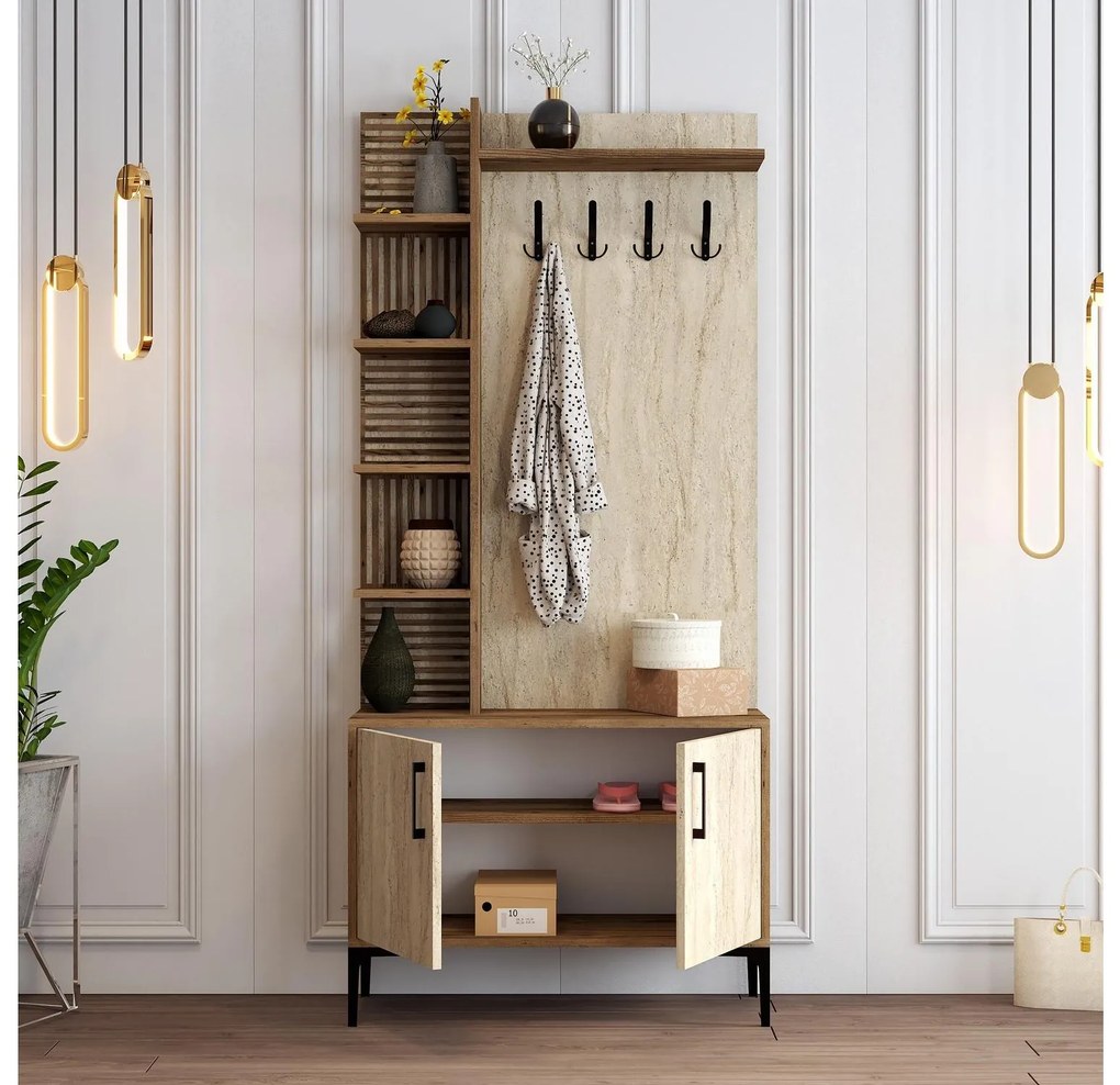 Mobilier hol Valery 1 (nuc + travertin). 1101336