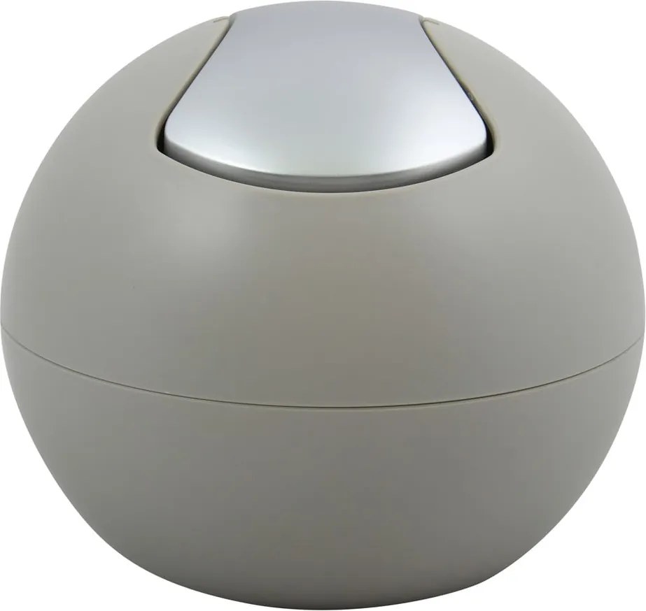 Coș de gunoi taupe din plastic 1 l Bowl Matt – Spirella