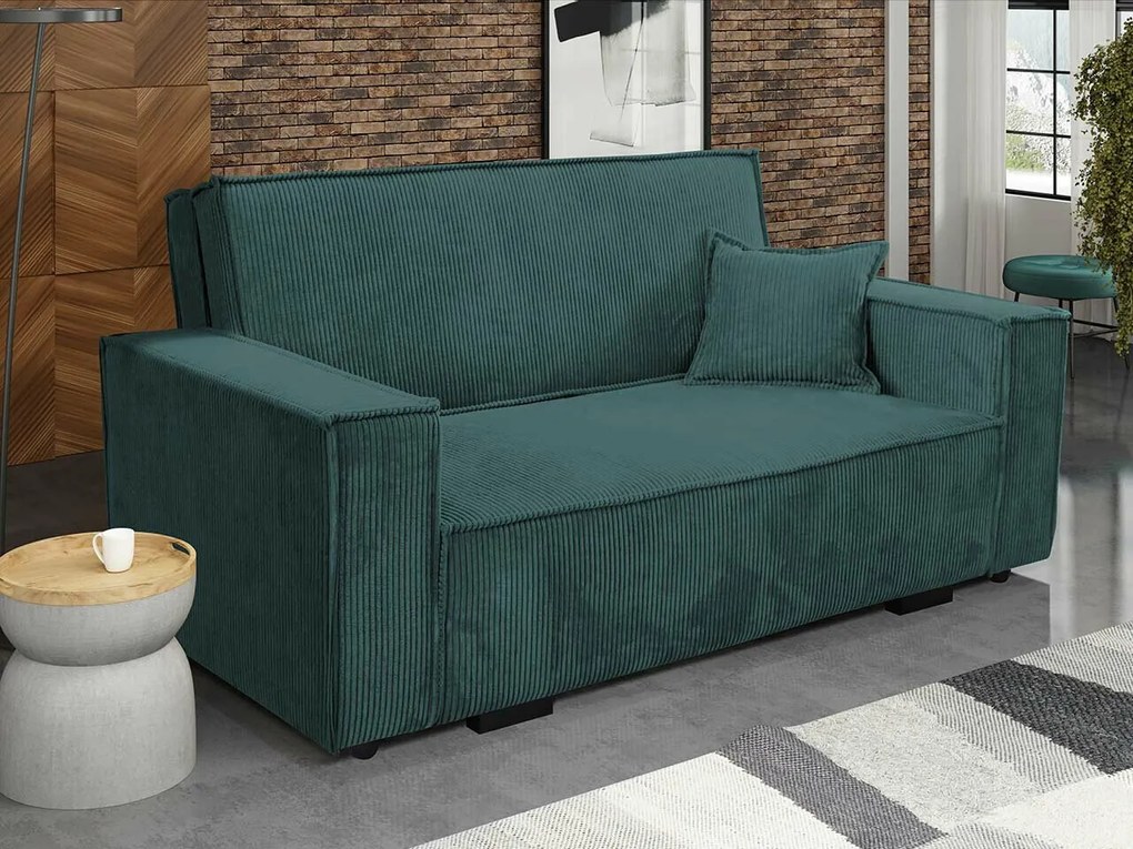 Canapea extensibilă Columbus 182Cutie de pat, 88x172x102cm, 70 kg, Picioare: Lemn