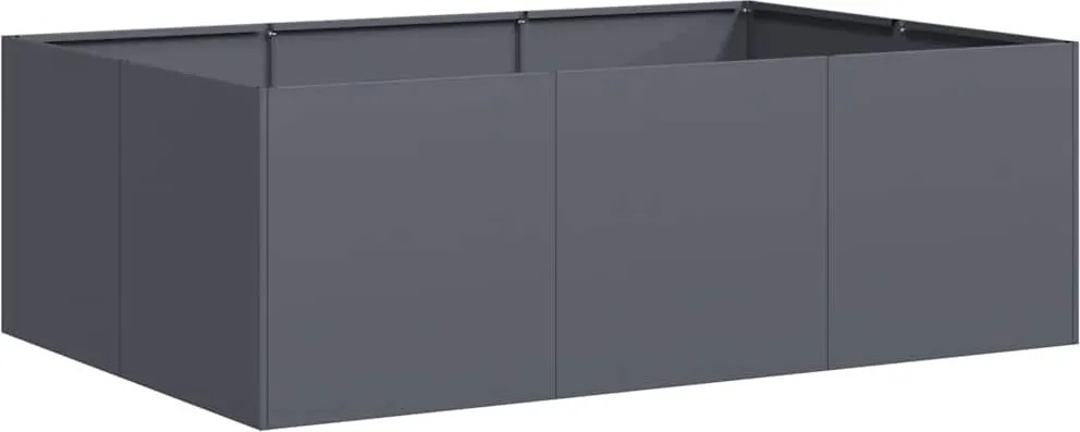 vidaXL Jardinieră Antracit 120x80x40 cm Oțel