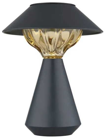 Globo 36639A - Lampă solară LED 10xLED/0,06W/1,2V IP44 negru