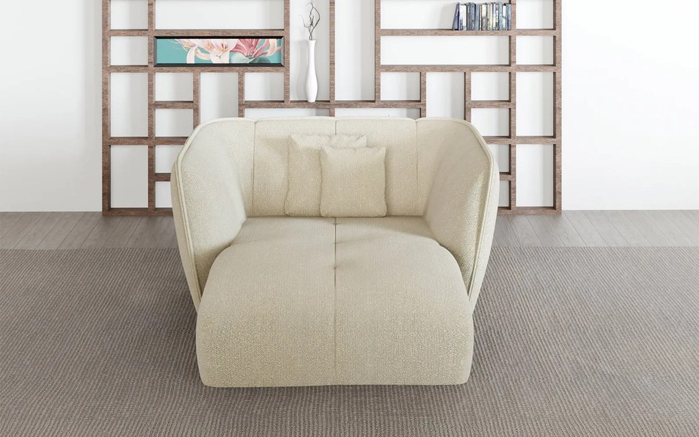 Chaise lemn masiv longue Malina, 148 × 81 × 180 cm