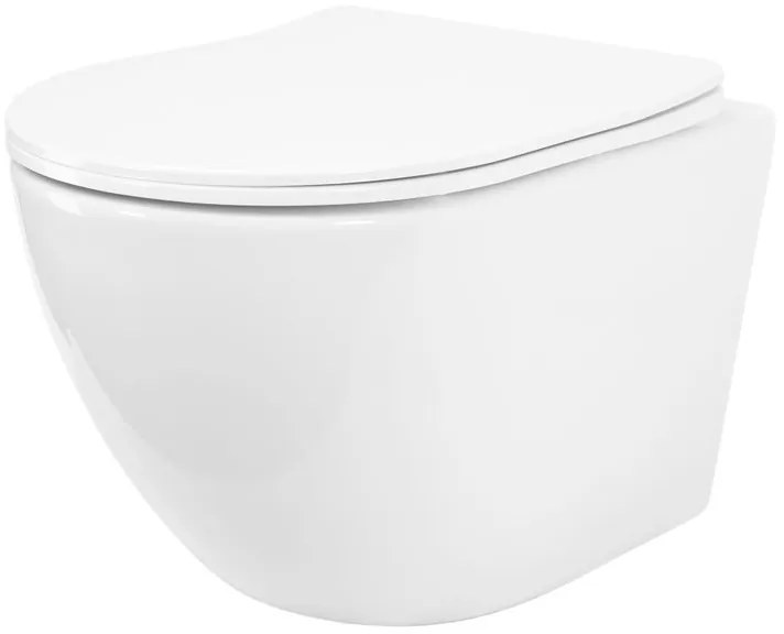 Vas WC suspendat Rea Carlo Mini Tornado NFQ alb