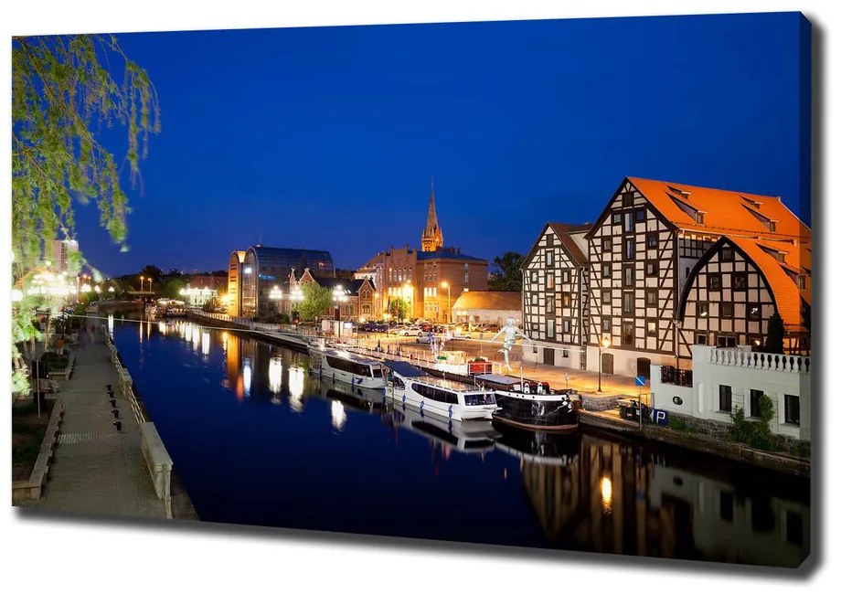 Tablou canvas Noapte bydgoszcz