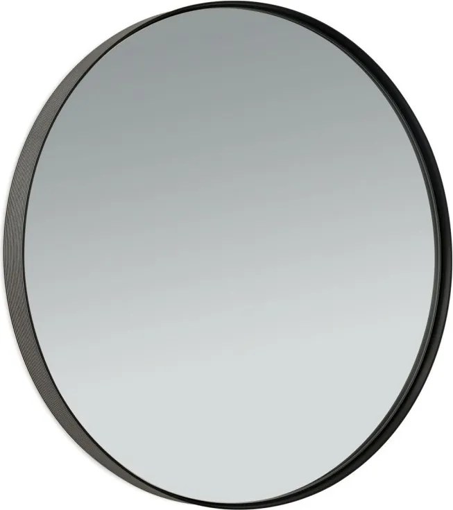 Oglinda decorativa design modern CARLO negru D-61cm