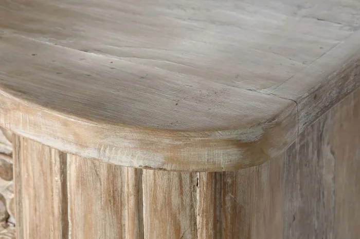 Consola sculptata, natur, din lemn masiv, Imperial