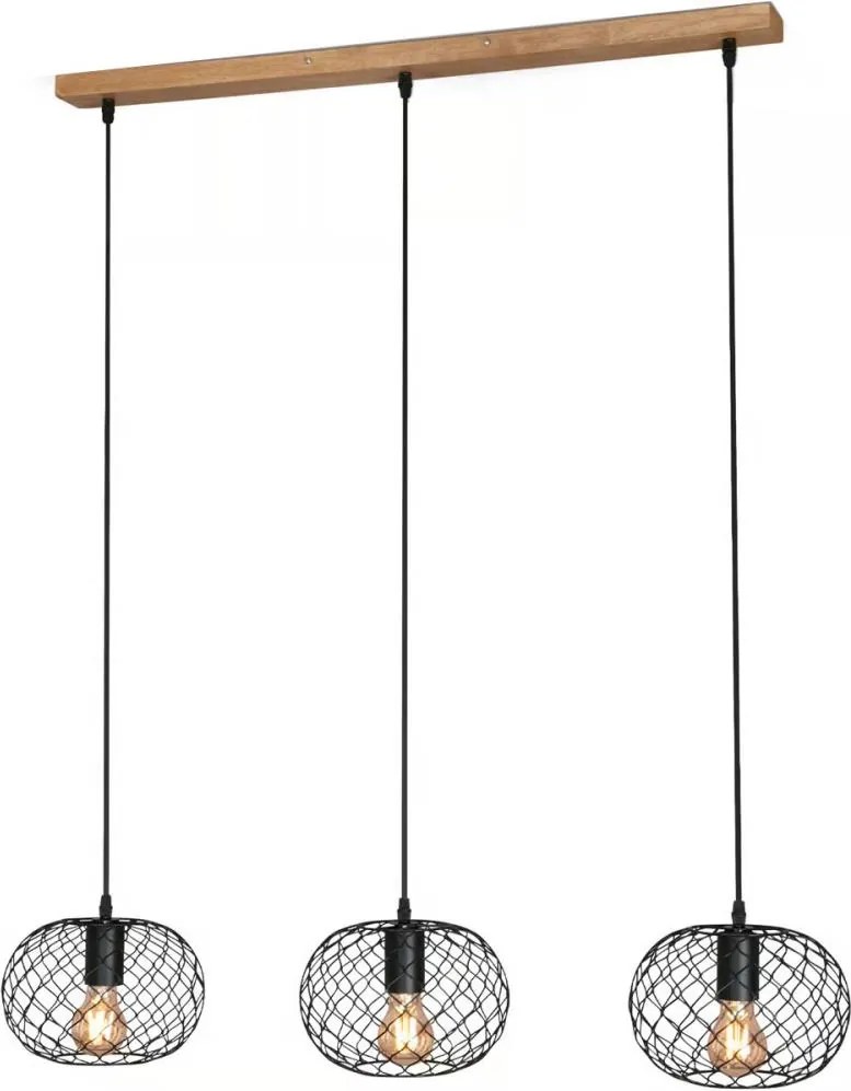 Brilo 4037-035 - Lustră WINKI cu cablu 3xE27/40W/230V