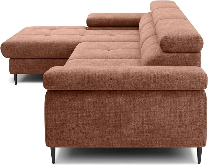 Colțar lemn masiv Cordoba I extensibil, 282 × 175 × 76 cm - Stânga
