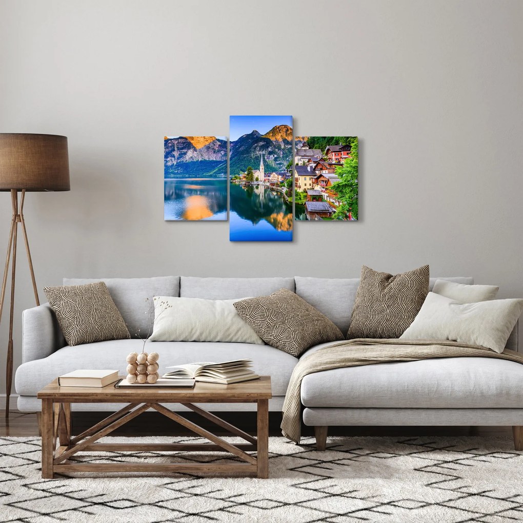 Tablou - Sat alpin (90x60 cm)