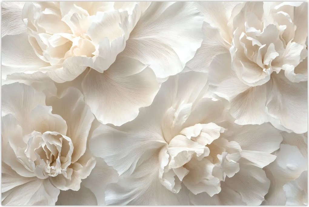 Tablou - Bujori Delicați (90x60 cm)