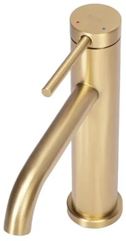 REA-B5323 - Baterie pentru lavoar CLIF, 20,5 cm, aurie periată