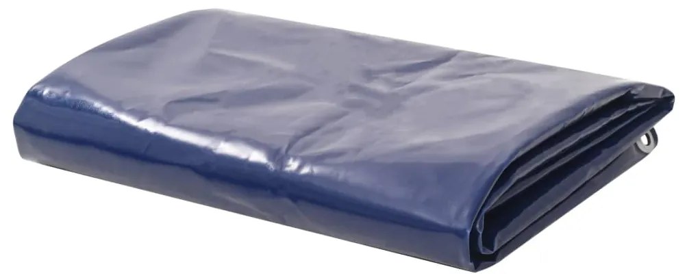 vidaXL Prelată 650 g/m² 4 x 4 m Albastru