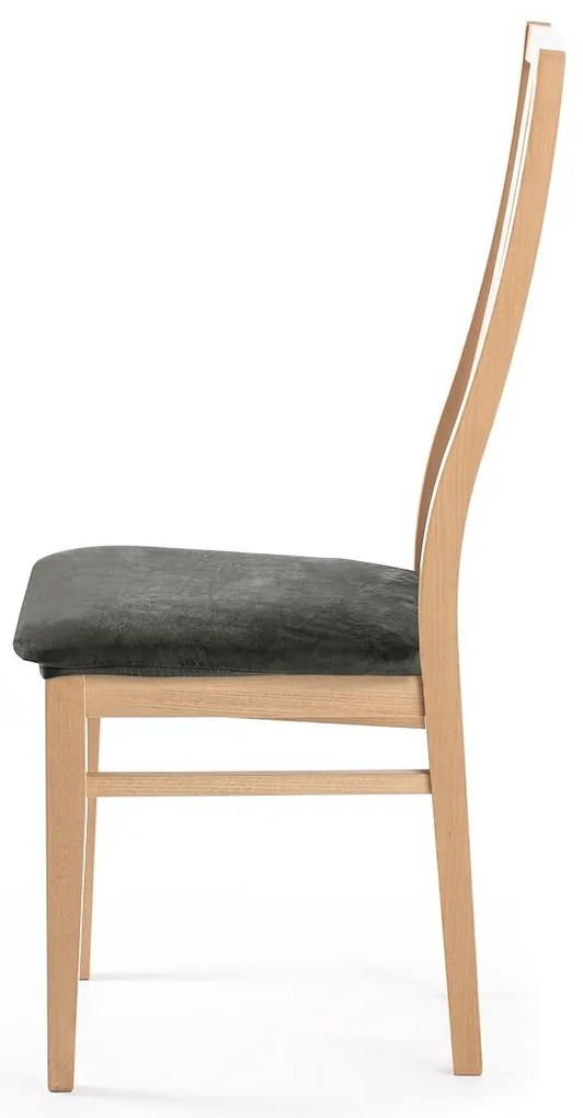 Restilo Husă elastică pentru scaun Sento gri închis, 40 x 40 + 5 cm