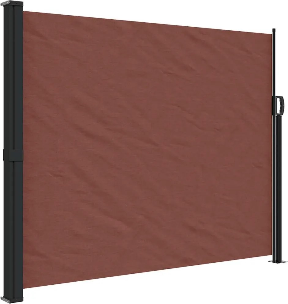 vidaXL Copertina laterală retractabilă, maro, 160x300 cm