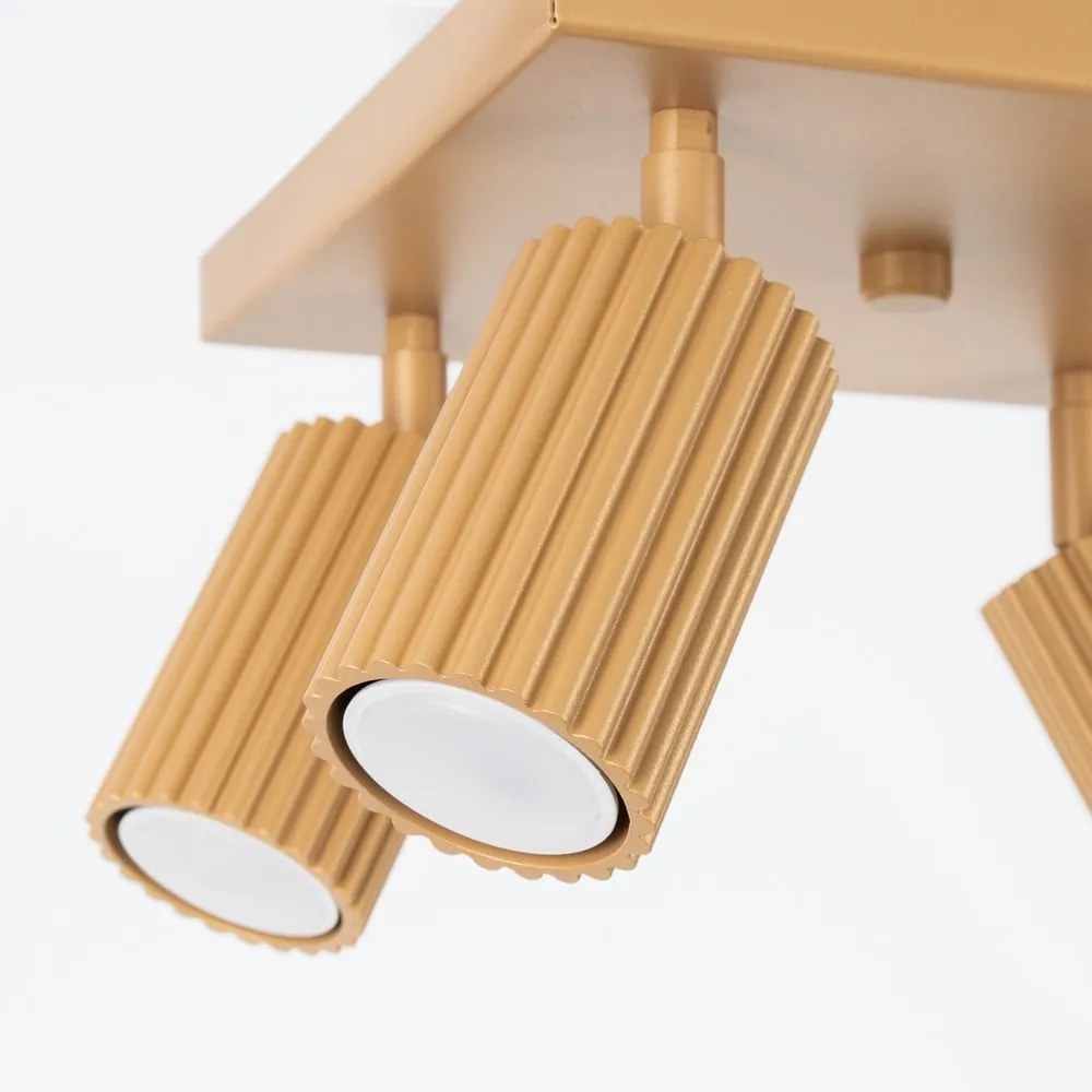 Spot auriu 25x25 cm Gleam – Sollux