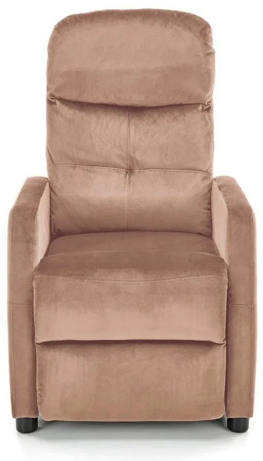 Fotoliu recliner Felipe 2 velvet bej H103 cm