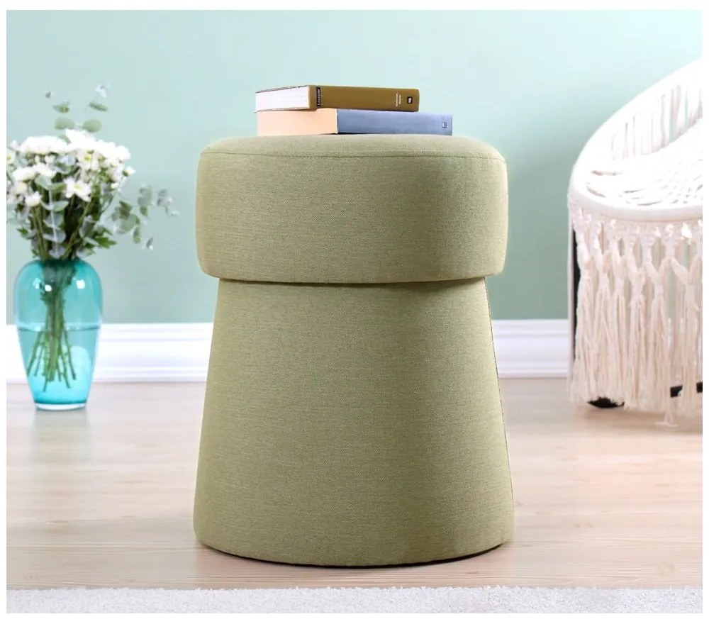 Taburet verde deschis Beans – Artie