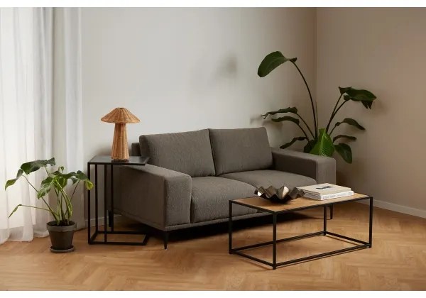 Masă de cafea SARON stejar/negru