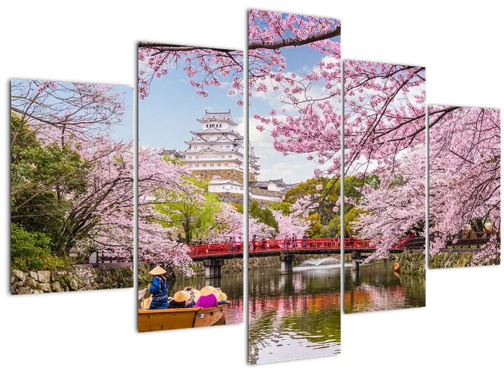 Tablou cu cireș japonez (150x105 cm)