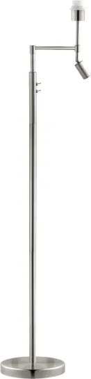 BRILAGI - Lampadar LED CERIA 1xE27/60W/230V + LED/2,1W crom mat/negru