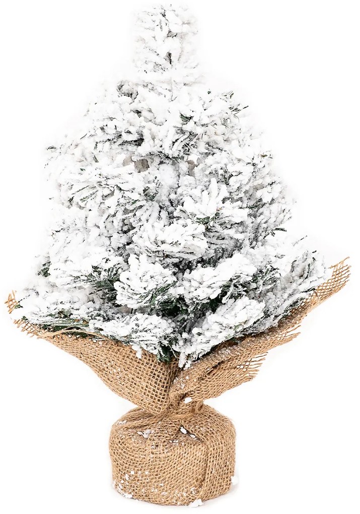 Pom înzăpezit în iută Tiga, 30 cm, 4HOME